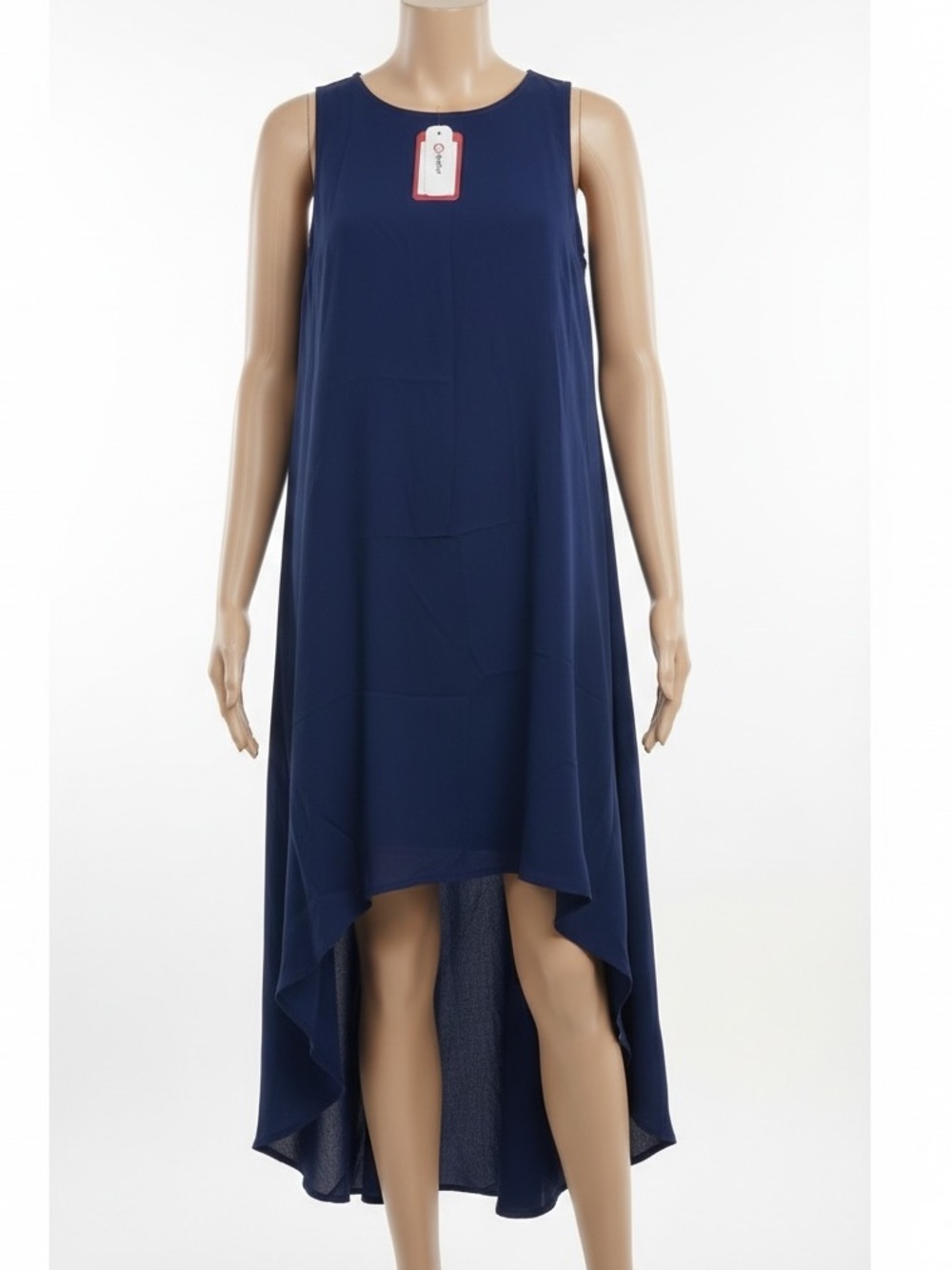 PatPat Womens Blue High Low Sleeveless Maxi Dress Size Small NWT